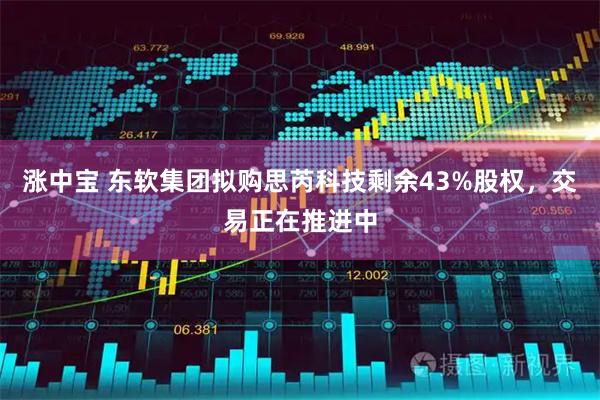 涨中宝 东软集团拟购思芮科技剩余43%股权，交易正在推进中